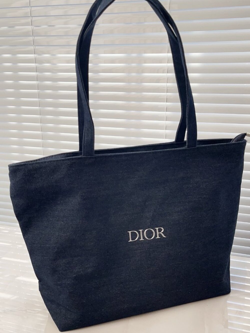 DIOR DENIM TOTE BAG. NEW